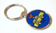 New York Keychain Taxi Cab Heart