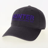 Legacy Gray & Purple Baseball Cap w/Hunter Logo