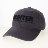 Legacy Gray & Black Baseball Cap w/Hunter Logo