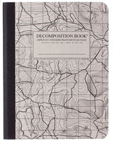 Topography Map Pocket Sized Decomposition Book (Grid)