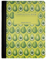 Avocado Composition Book (Wide Ruled Pages)