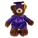 12" Customizable Graduation Chocolate Bear in Cap & Gown